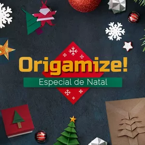 Imagem de capa para o Curso online Origamize! - Especial de Natal