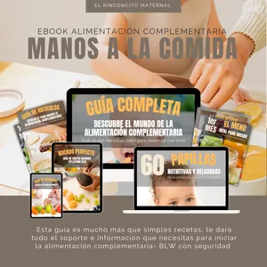 Guías de alimentación complementaria (BLW / Recetario)