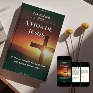 Imagem de capa para o Ebook Devocional "A Vida de Jesus"