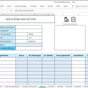 Imagem do curso Planilha de Precificação para Receitas