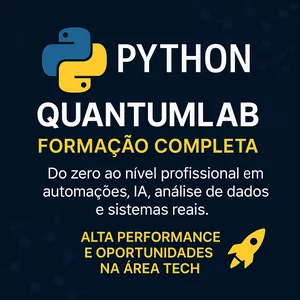 Imagem do curso Python QuantumLab – Formação Completa 