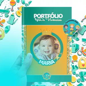 Imagem de capa para o Ebook Portfólio anual berçário