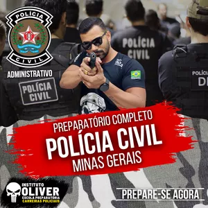 Imagem do curso 👮‍♂️Preparatório Completo  POLÍCIA CIVIL de Minas Gerais  👮‍♂️ ADMINISTRATIVO - Instituto Óliver 