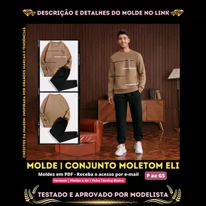 Imagem de capa para o Curso online [Molde em PDF] - Conjunto Moletom Eli. ID 3251069 [P ao G5]