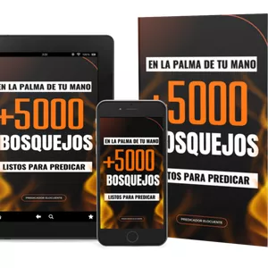 Imagen de portada para Ebook +5000 bosquejos listo para predicar
