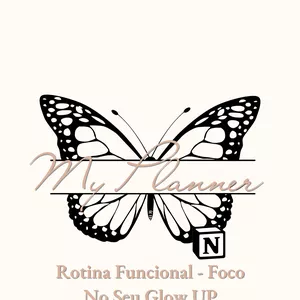Imagem de capa para o Curso online GLOW UP - My Planner Rotina Funcional - Template notion