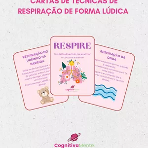Imagem de capa para o Ebook Respire: Um jeito divertido de acalmar o corpo e a mente!