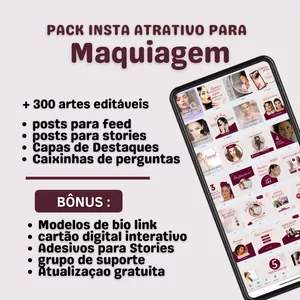 Imagem do curso Pack Insta Atrativo para Maquiagem