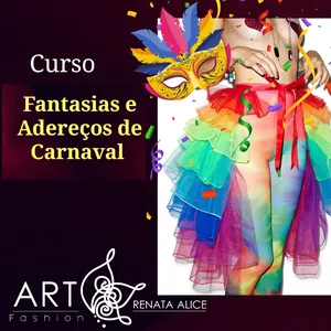 Imagem de capa para o Curso online Fantasias e adereços de carnaval