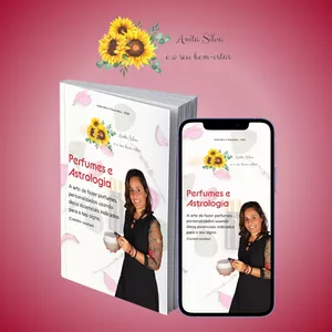 Imagem de capa para o Ebook Perfumes e Astrologia: A arte de fazer perfumes personalizados usando óleos essenciais indicados para o teu signo