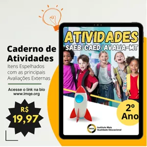 Imagem de capa para o Ebook CADERNO DE ATIVIDADES PARA ELEVAÇÃO DE ÍNDICES EDUCACIONAIS