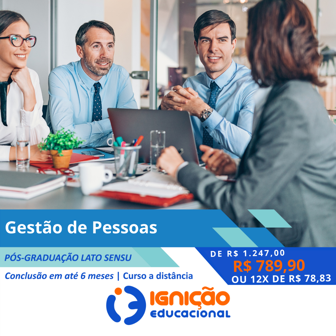 Imagem de Pós-Graduação em Gestão de Pessoas criado por Grupo Ignição Educacional  na hotmart