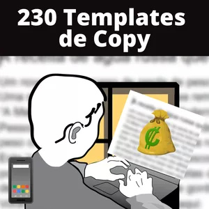 Imagem de capa para o Ebook 230 Templates de Copy
