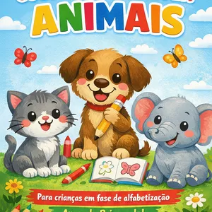 Imagem de capa para o Ebook Aprendendo com animais- Pdf para Professores
