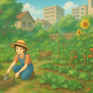 Cover image for Ebook  Urban garden, basic guide!