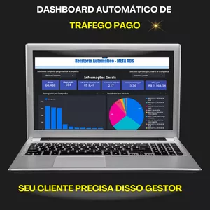 Imagem de capa para o Curso online Dashboard Automatico- Meta ADS
