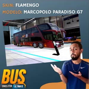 Imagem de capa para o Curso online Skin Flamengo - Marcopolo Paradiso G7