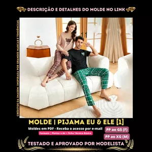 Imagem de capa para o Curso online ✨[Molde em PDF] - Pijama Eu &amp; Ele [1] ID 4178128