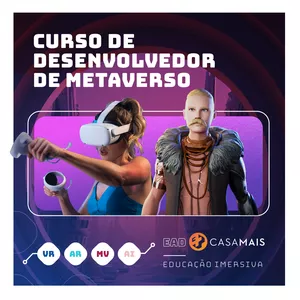 Imagem de capa para o Curso online Curso de Desenvolvedor de Metaverso