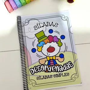 Imagem de capa para o Ebook Apostila Sílabas Desordenadas- Sílabas simples