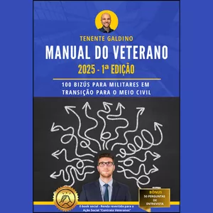 Imagem de capa para o Ebook eBook Manual do Veterano - 2025 - 1ª Edição Online