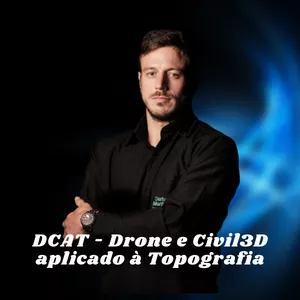 Imagem de capa para o Curso online DCAT - Drone e Civil3D aplicado à Topografia
