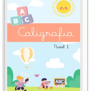 Imagem de capa para o Ebook Caligrafia nível 1 