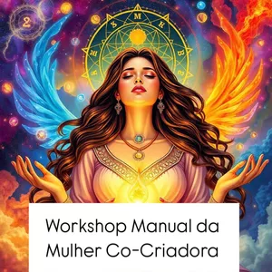 Imagem de capa para o Curso online Workshop Manual da Mulher Co-Criadora - Como aplicar as 12 leis universais para manifestar a prosperidade que você deseja 