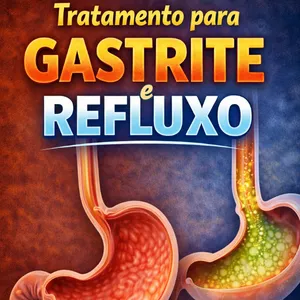 Imagem de capa para o Ebook Acabe com a Gastrite e Refluxo