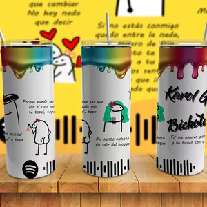 Imagen de portada para Ebook 12 Plantillas P/sublimar Megapack Flork Cancionero- Tumbler