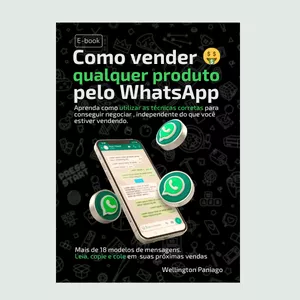 Imagem de capa para o Ebook Como vender qualquer produto pelo WhatsApp!