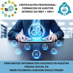 Imagen de portada para Curso online CERTIFICACIÓN PROFESIONAL AUDITOR INTERNO ISO 9001 + 19011