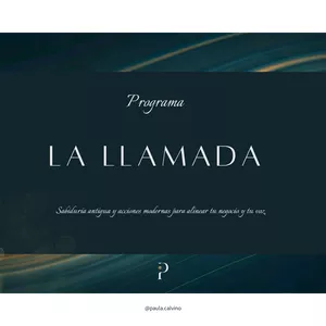 Imagen de portada para Curso online La Llamada