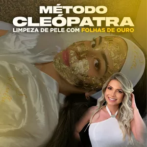 Imagem de capa para o Curso online Método Cleópatra - Limpeza de Pele com Folhas de Ouro 