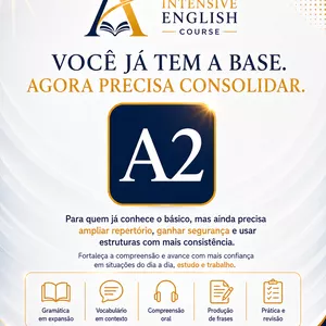 Imagem do curso Alpharetta A2 Intensive English: Início de uma base sólida