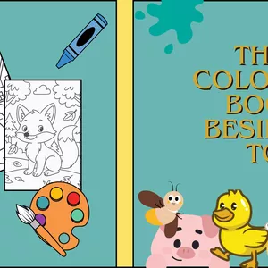 Cover image for Ebook CUTE ANIMALS COLORING BOOK: EDUCATIONAL COLORING PAGES WITH ANIMALS FOR CHILDREN 3 - 5