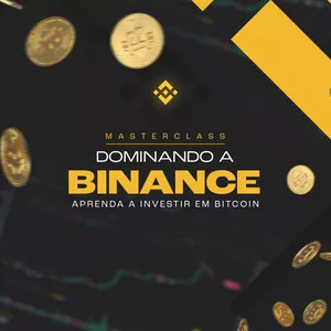 Imagem de capa para o Curso online Dominando a Binance. Aprenda a investir em bitcoins e guardá-los em uma carteira.