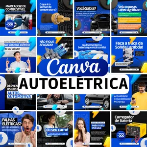 Imagem de capa para o Curso online CANVA AUTO ELÉTRICA