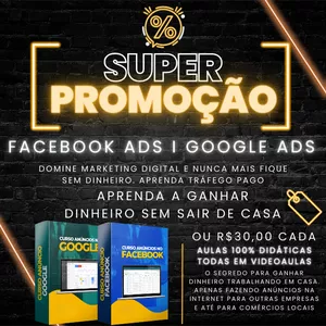 MEGA CURSO FACEBOOK ADS E GOOGLE ADS