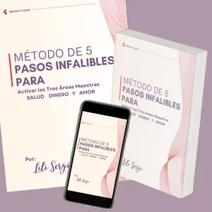 Imagen de portada para Curso online Método de 5 Pasos Infalibles para activar las 3 Áreas Maestras: Salud, Dinero y Amor
