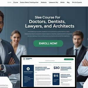 Imagem de capa para o Curso online Criando site profissional em poucos minutos e cliques