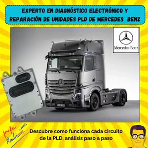 Imagen de portada para Curso online Experto en Diagnóstico Electronico de PLDs de Mercedes Benz Truck