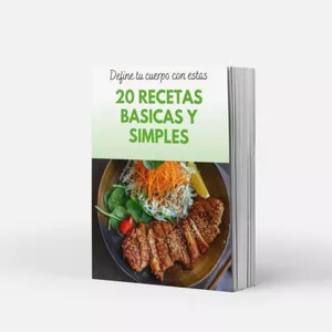 Imagen de portada para Ebook 20 Recetas Básicas y Simples para Definir tu Cuerpo