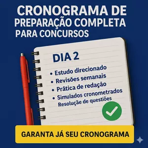 Imagem de capa para o Ebook Cronograma de Estudos PMAL