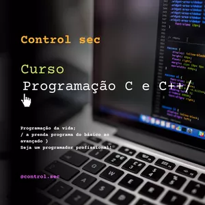 Imagem do curso  Aprenda e Domine  Linguagem C e C++ Básico ao avançado.