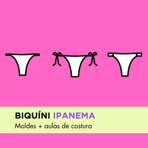 Imagem de capa para o Curso online Biquíni IPANEMA - moldes + aulas de costura