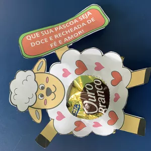 Imagem de capa para o Ebook Lembrancinha Ovelhinha de Páscoa 