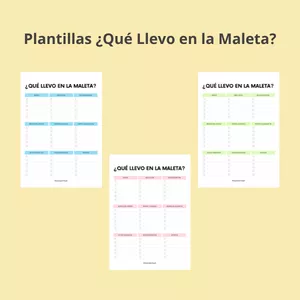 Imagen de portada para Curso online Plantillas ¿Qué Llevo en la Maleta? (3 items)