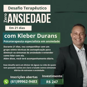 Imagem de capa para o Serviço online Zero Ansiedade 