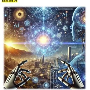 Imagem de capa para o Ebook AI: A REVOLUÇÃO  DESVENDADA
